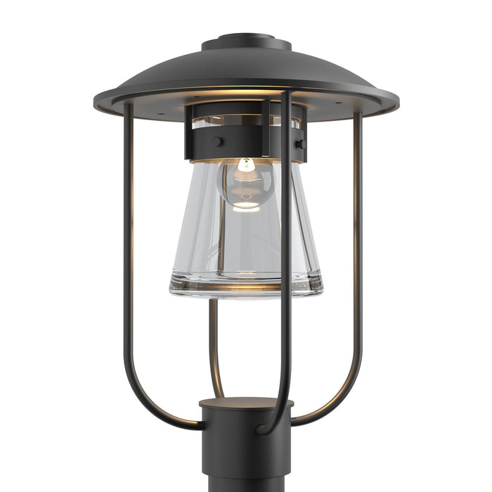 Erlenmeyer Outdoor Post Light in Coastal Black - 347295-SKT-80-ZM0467 by Hubbardton Forge