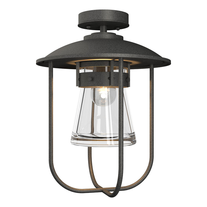 Erlenmeyer Outdoor Semi-Flush in Coastal Natural Iron - 356015-SKT-20-ZM0467 by Hubbardton Forge