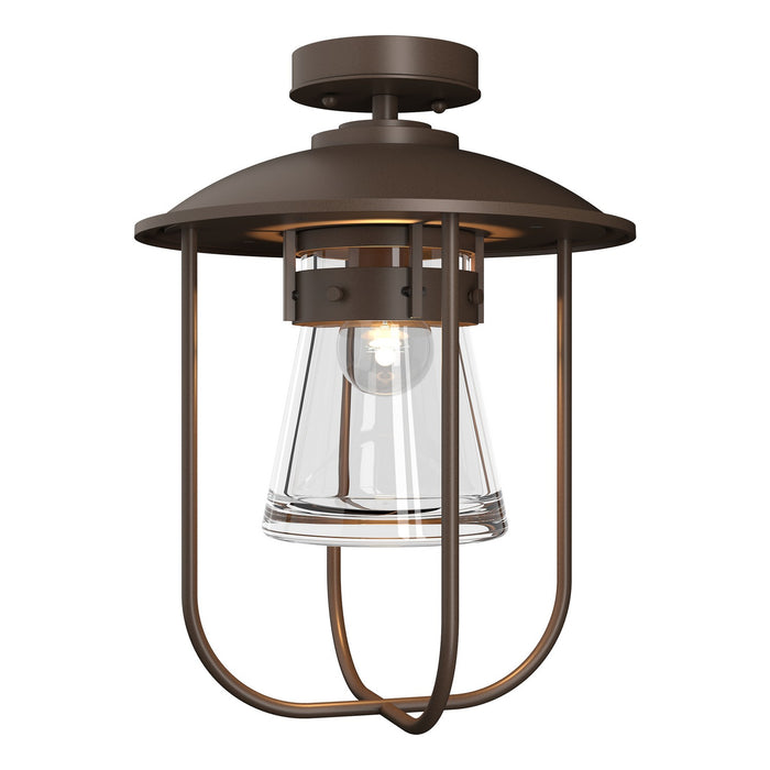 Erlenmeyer Outdoor Semi-Flush in Coastal Bronze - 356015-SKT-75-ZM0467 by Hubbardton Forge