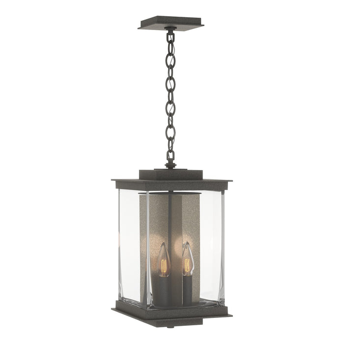 Kingston Outdoor Large Lantern in Coastal Natural Iron with Translucent Soft Gold Accent - 356840-SKT-20-83-ZM0703 by Hubbardton Forge