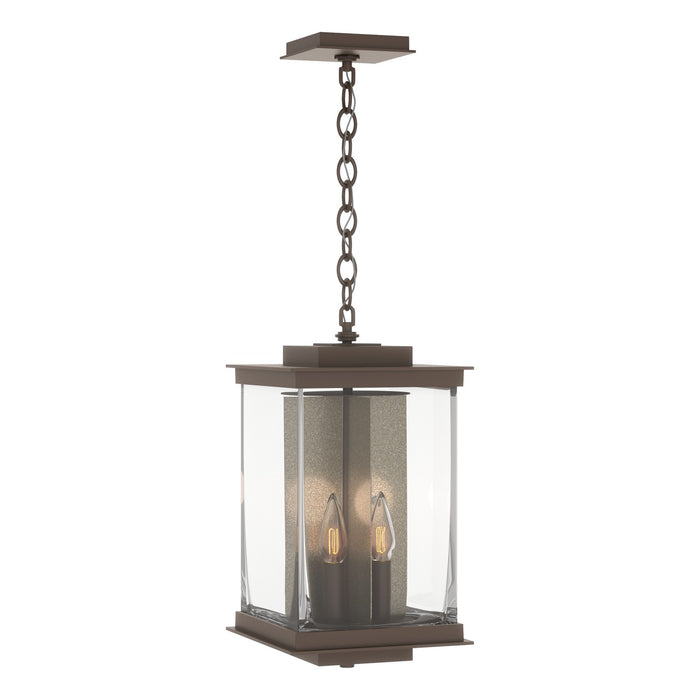 Kingston Outdoor Large Lantern in Coastal Bronze with Translucent Soft Gold Accent - 356840-SKT-75-83-ZM0703 by Hubbardton Forge