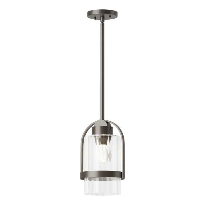 Alcove Outdoor Pendant in Coastal Dark Smoke - 362555-SKT-MULT-77-ZM0744 by Hubbardton Forge