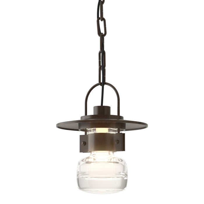 Mason Small Outdoor Ceiling Fixture in Coastal Oil Rubbed Bronze - 363001-SKT-14-ZM0435 by Hubbardton Forge