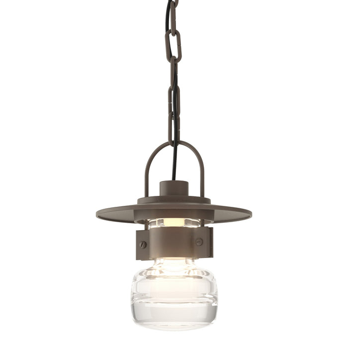 Mason Small Outdoor Ceiling Fixture in Coastal Dark Smoke - 363001-SKT-77-ZM0435 by Hubbardton Forge