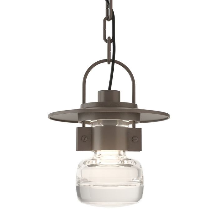 Mason Outdoor Ceiling Fixture in Coastal Dark Smoke - 363003-SKT-77-ZM0448 by Hubbardton Forge