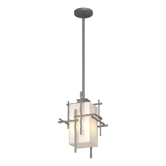 Tura Outdoor Pendant in Coastal Burnished Steel - 363015-SKT-MULT-78-GG0093 by Hubbardton Forge