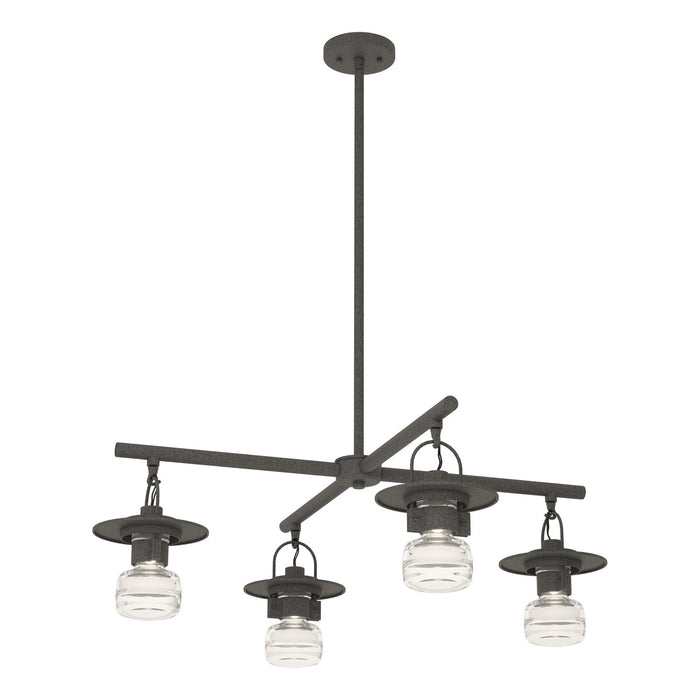 Mason Outdoor 4-Light Pendant in Coastal Natural Iron - 364212-SKT-MULT-20-ZM0435 by Hubbardton Forge