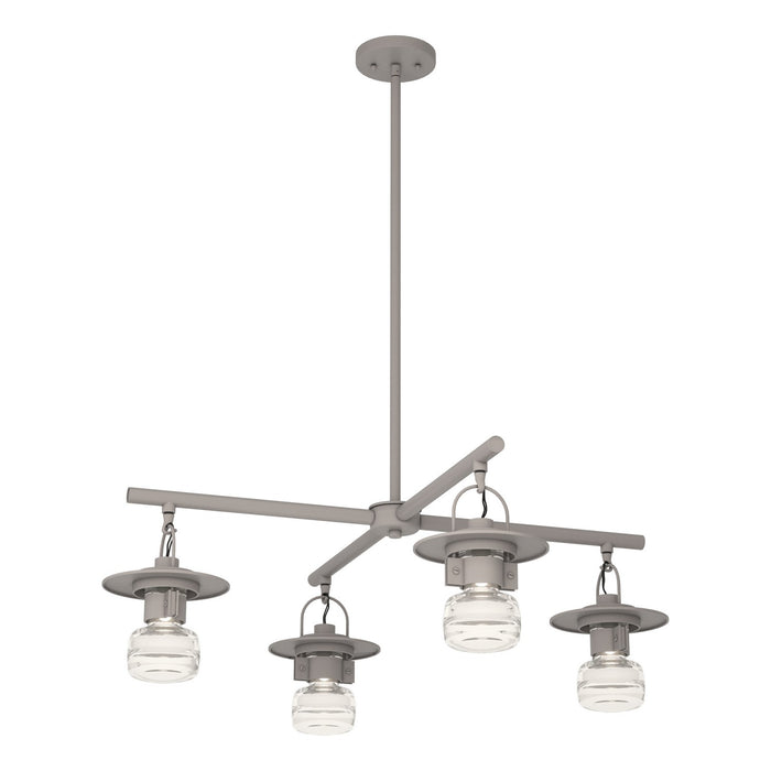 Mason Outdoor 4-Light Pendant in Coastal Burnished Steel - 364212-SKT-MULT-78-ZM0435 by Hubbardton Forge