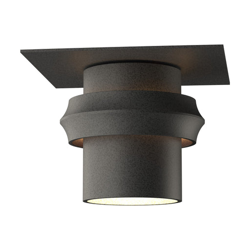 Twilight Dark Sky Friendly Outdoor Semi-Flush in Coastal Natural Iron - 364903-SKT-20 by Hubbardton Forge