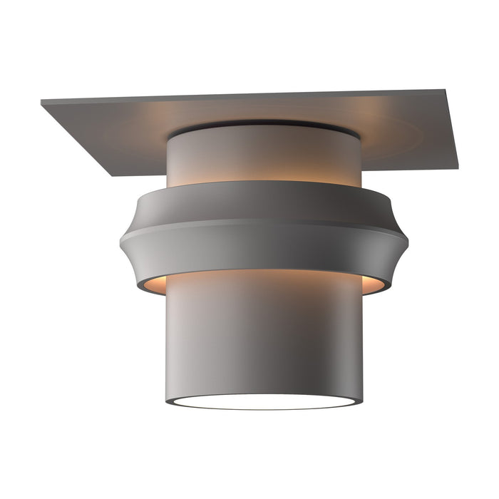 Twilight Dark Sky Friendly Outdoor Semi-Flush in Coastal Burnished Steel - 364903-SKT-78 by Hubbardton Forge