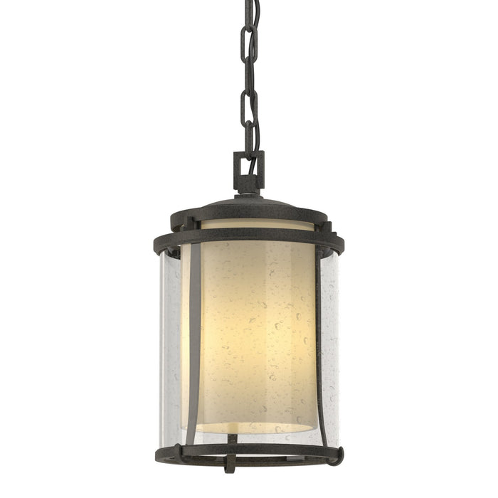 Meridian Outdoor Ceiling Fixture in Coastal Natural Iron - 365610-SKT-20-ZS0297 by Hubbardton Forge