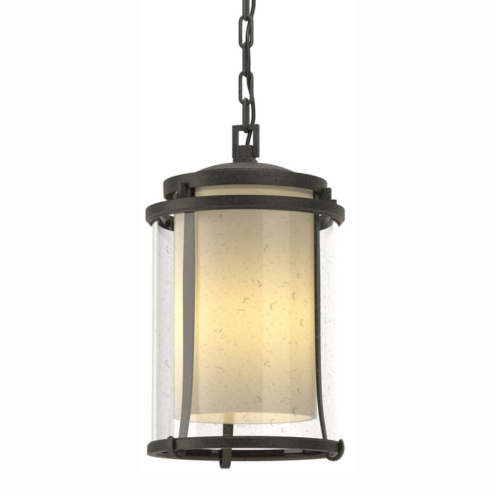 Meridian Large Outdoor Ceiling Fixture in Coastal Natural Iron - 365615-SKT-20-ZS0283 by Hubbardton Forge