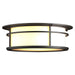 Province Outdoor Flush Mount in Coastal Oil Rubbed Bronze - 365650-SKT-14-GG0218 by Hubbardton Forge