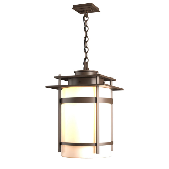 Banded Large Outdoor Fixture in Coastal Bronze - 365894-SKT-75-GG0148 by Hubbardton Forge