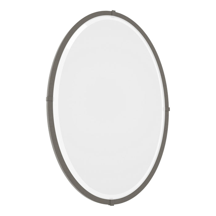 Beveled Oval Mirror in Dark Smoke - 710004-07 by Hubbardton Forge