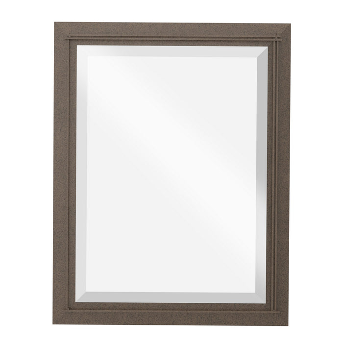 Metra Large Beveled Mirror in Bronze - 710118-05 by Hubbardton Forge