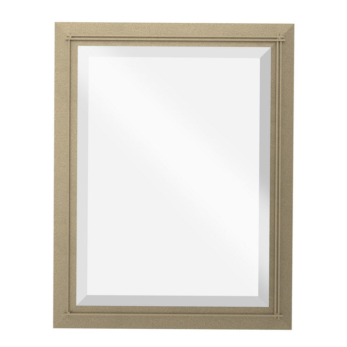 Metra Large Beveled Mirror in Soft Gold - 710118-84 by Hubbardton Forge