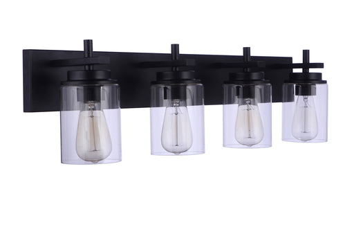 17432FB4 - Reeves 4-Light Vanity in Flat Black by Craftmade