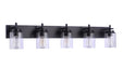 17441FB5 - Reeves 5-Light Vanity in Flat Black by Craftmade