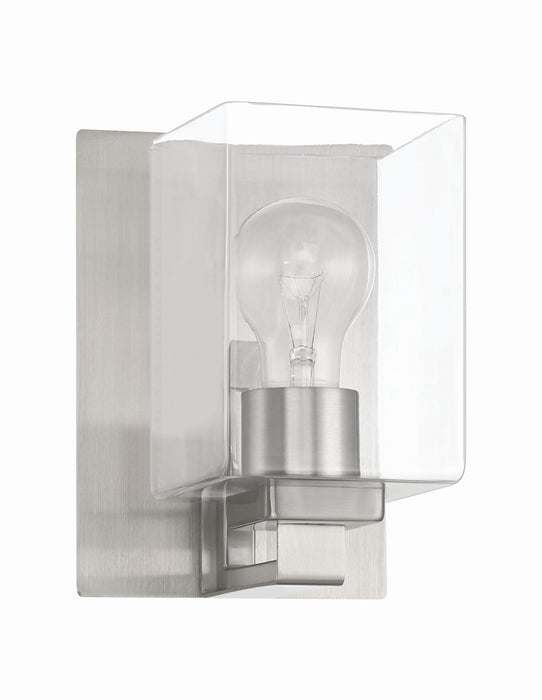 18506BNK1 - McClane 1-Light Wall Sconce in Brushed Polished Nickel by Craftmade