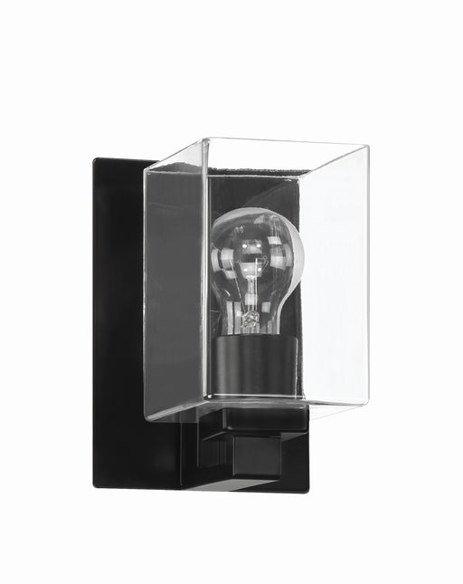 18506FB1 - McClane 1-Light Wall Sconce in Flat Black by Craftmade