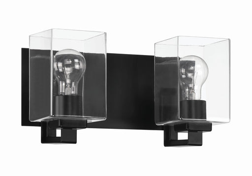 18514FB2 - McClane 2-Light Vanity in Flat Black by Craftmade