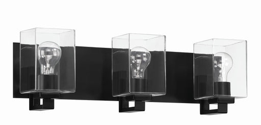 18524FB3 - McClane 3-Light Vanity in Flat Black by Craftmade