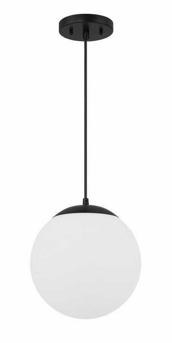 56891-FB-WG- Gaze 1-Light Pendant in Flat Black by Craftmade