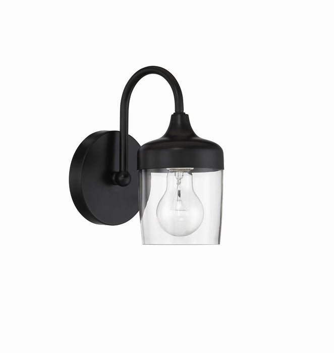 58101-FB - Wrenn 1-Light Wall Sconce in Flat Black by Craftmade