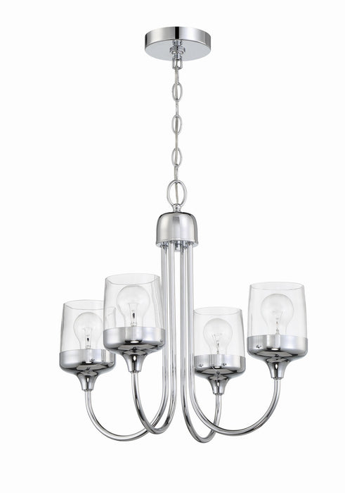 58124-CH - Wrenn 4-Light Chandelier in Chrome by Craftmade