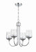 58124-CH - Wrenn 4-Light Chandelier in Chrome by Craftmade