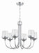 58126-CH - Wrenn 6-Light Chandelier in Chrome by Craftmade