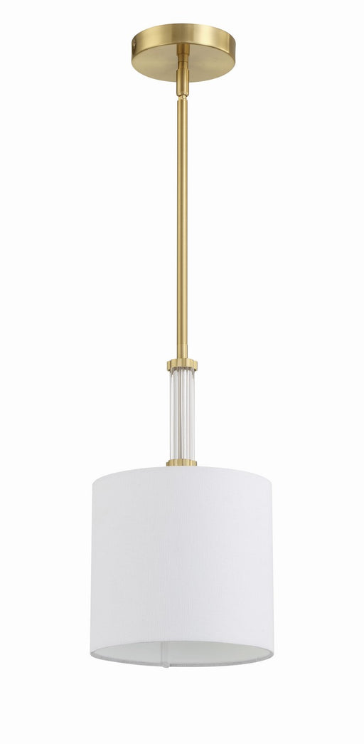 58291-SB - Fortuna 1-Light Mini Pendant in Satin Brass by Craftmade