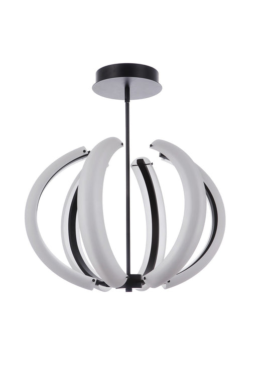 58890-FB-LED - Unwind LED Pendant in Flat Black by Craftmade