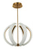 58890-SB-LED - Unwind LED Pendant in Satin Brass by Craftmade