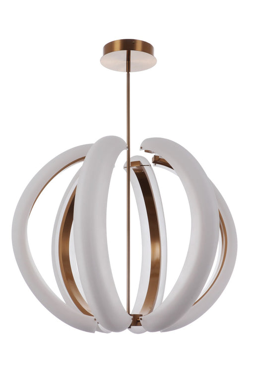 58891-SB-LED - Unwind LED Pendant in Satin Brass by Craftmade