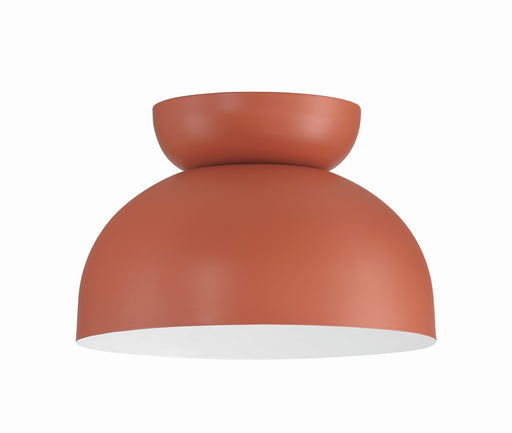 59181-BCY - Ventura Dome 1-Light Flushmount in Baked Clay by Craftmade