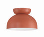 59181-BCY - Ventura Dome 1-Light Flushmount in Baked Clay by Craftmade