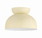 59181-CW - Ventura Dome 1-Light Flushmount in Cottage White by Craftmade