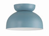 59181-DB - Ventura Dome 1-Light Flushmount in Dusty Blue by Craftmade