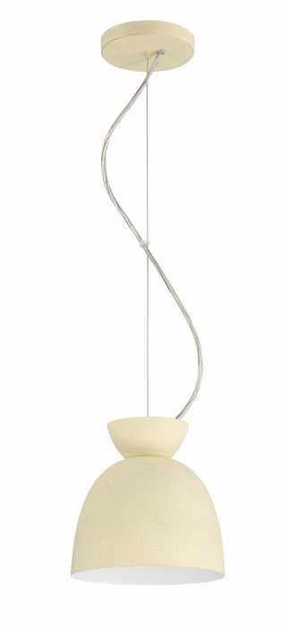 59191-CW - Ventura Dome 1-Light Mini Pendant in Cottage White by Craftmade