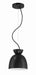 59191-FB - Ventura Dome 1-Light Pendant in Flat Black by Craftmade