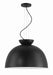 59192-FB - Ventura Dome 1-Light Pendant in Flat Black by Craftmade