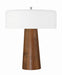 87001WN-T - Wooden Base LED Table Lamp in Walnut by Craftmade