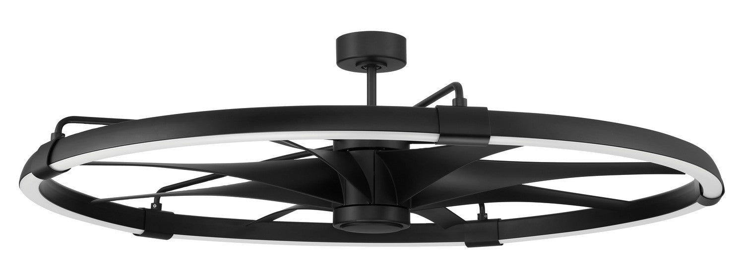 AXL57FB8 - Axel Indoor/Outdoor 52" Ceiling Fan in Flat Black by Craftmade