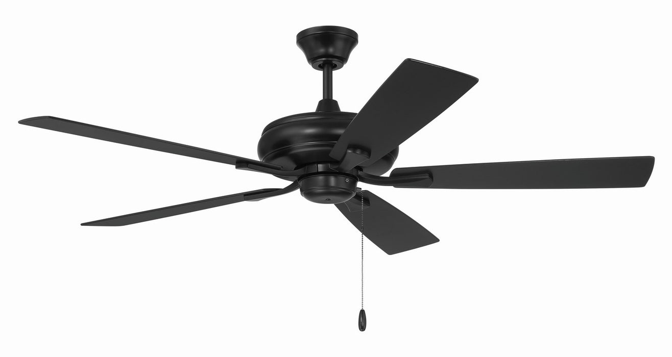 ECF52FB5-FBGW - Eos 52" Ceiling Fan in Flat Black by Craftmade