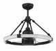 LVY24FB4 - Levy 19" Ceiling Fan in Flat Black by Craftmade