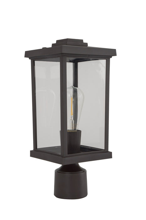 ZA2415-BZ-C- Resilience 1-Light Post Mount in Bronze by Craftmade