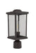 ZA2415-BZ-C- Resilience 1-Light Post Mount in Bronze by Craftmade