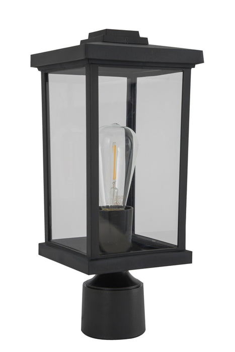 ZA2415-TB-C- Resilience 1-Light Post Mount in Textured Black by Craftmade